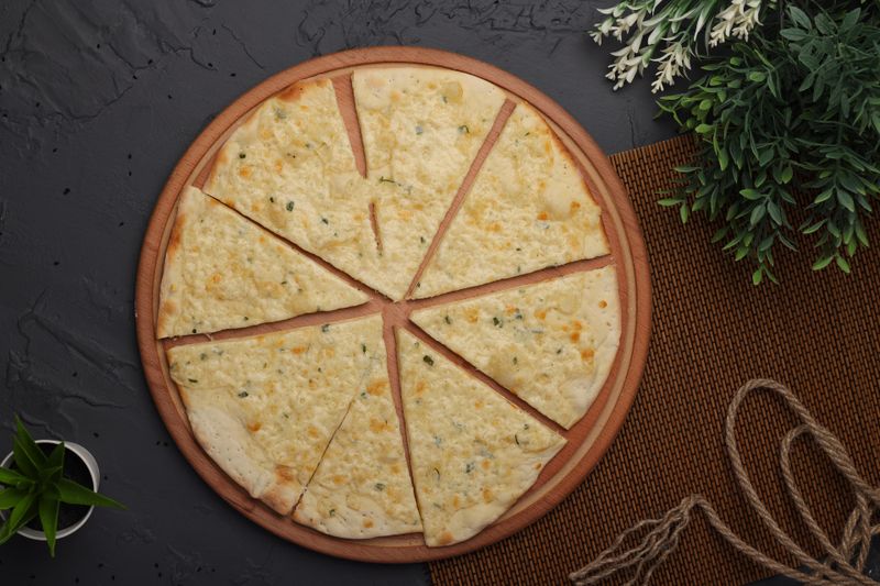 Garlic focaccia bread at Pizzana restaurant
